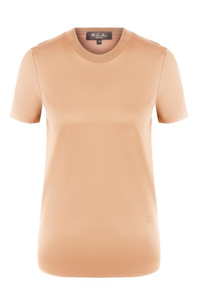 Женская хлопковая футболка LORO PIANA, арт. FAI5069