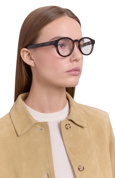 Оправа GUCCI коричневого цвета по цене 22500 руб., арт. GG19880K 002, фото 3 Оправа GUCCI, арт. GG19880K 002, фото 3