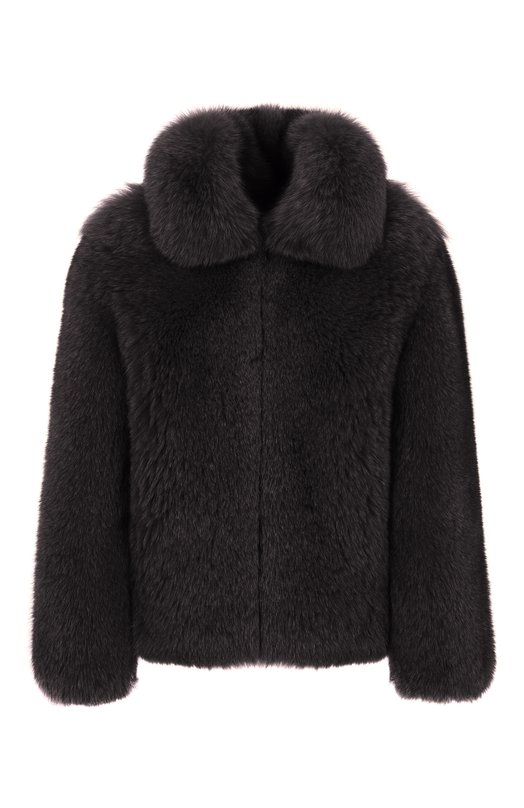 Шуба из песца Русский мех 13.5 AI Чёрный 13.5 AI