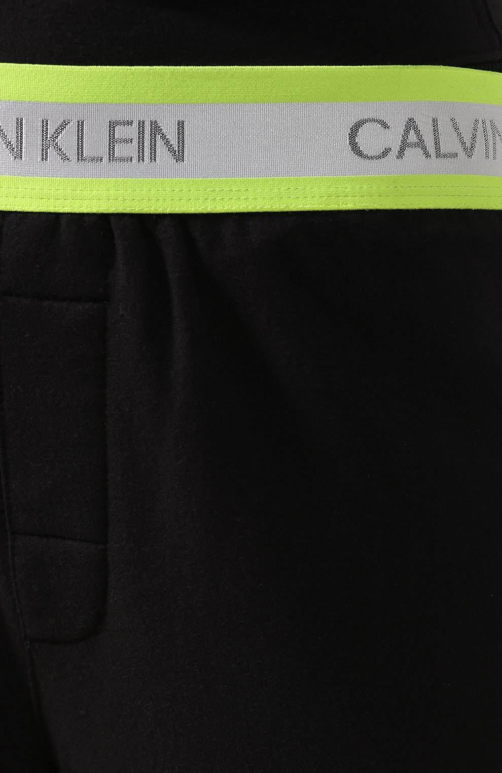 Хлопковые джоггеры CALVIN KLEIN черного цвета по цене 6265 руб., арт. QS6342E, фото 5 Хлопковые джоггеры CALVIN KLEIN, арт. QS6342E, фото 5