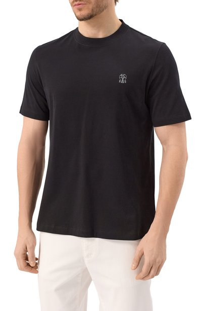 Хлопковая футболка BRUNELLO CUCINELLI, арт. M0B138440, фото 3