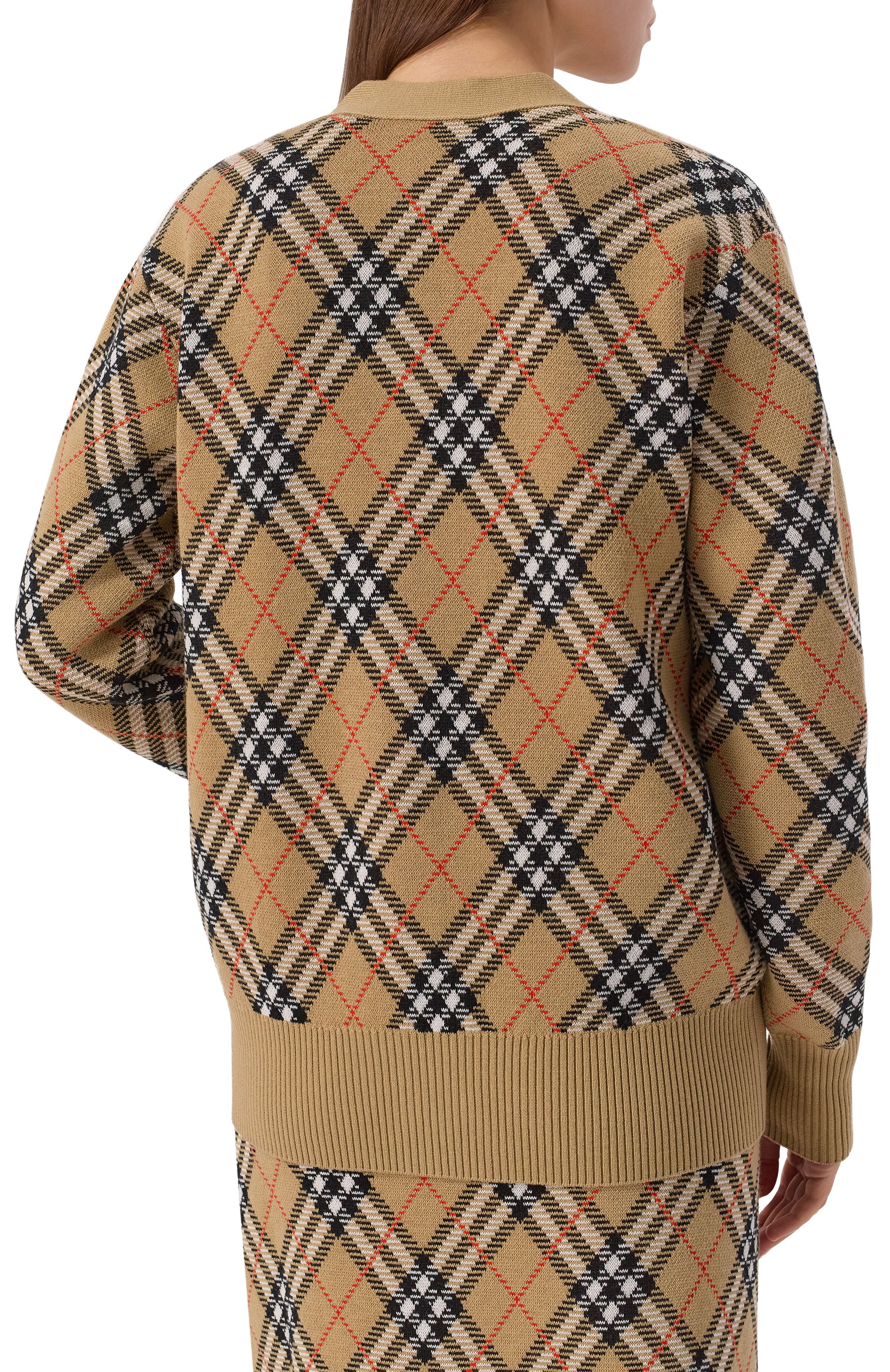 Шерстяной кардиган BURBERRY бежевого цвета по цене 168000 руб., арт. 8112119, фото 4 Шерстяной кардиган BURBERRY, арт. 8112119, фото 4