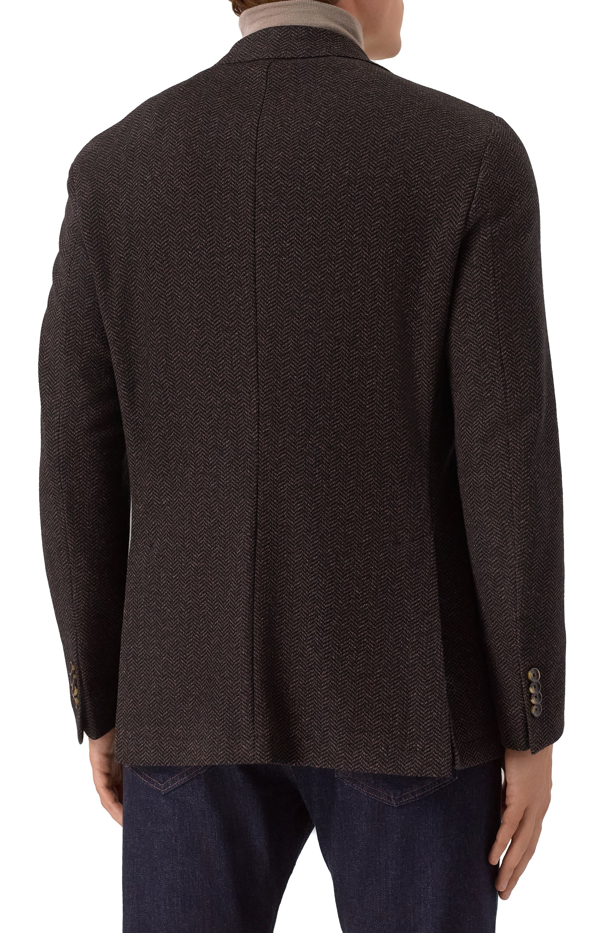 Пиджак из шерсти и хлопка SARTORIA LATORRE, арт. JD74/JG031, фото 4