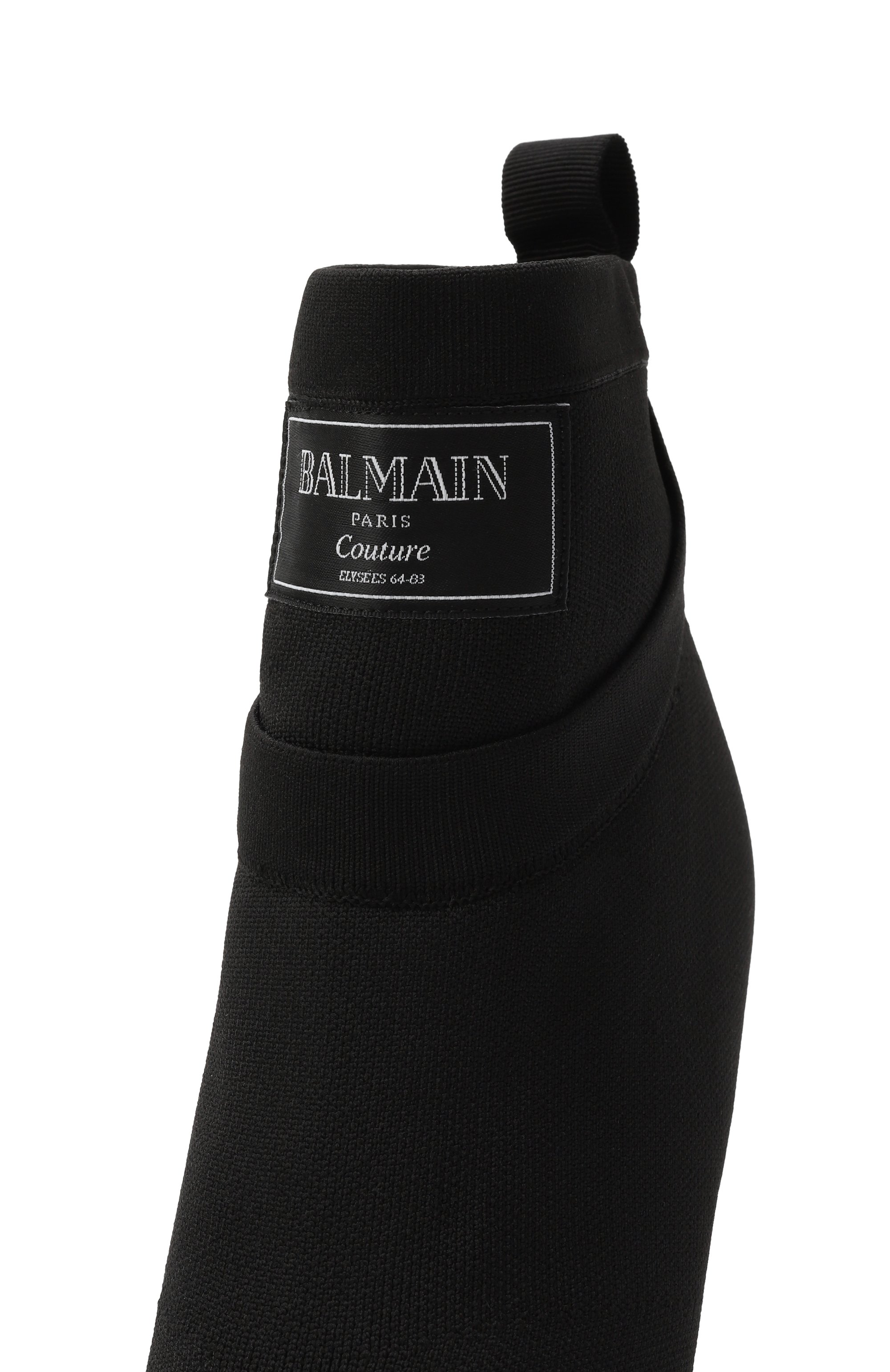 Текстильные ботильоны crewneck BALMAIN, арт. EN1TE102/TKAB, фото 7