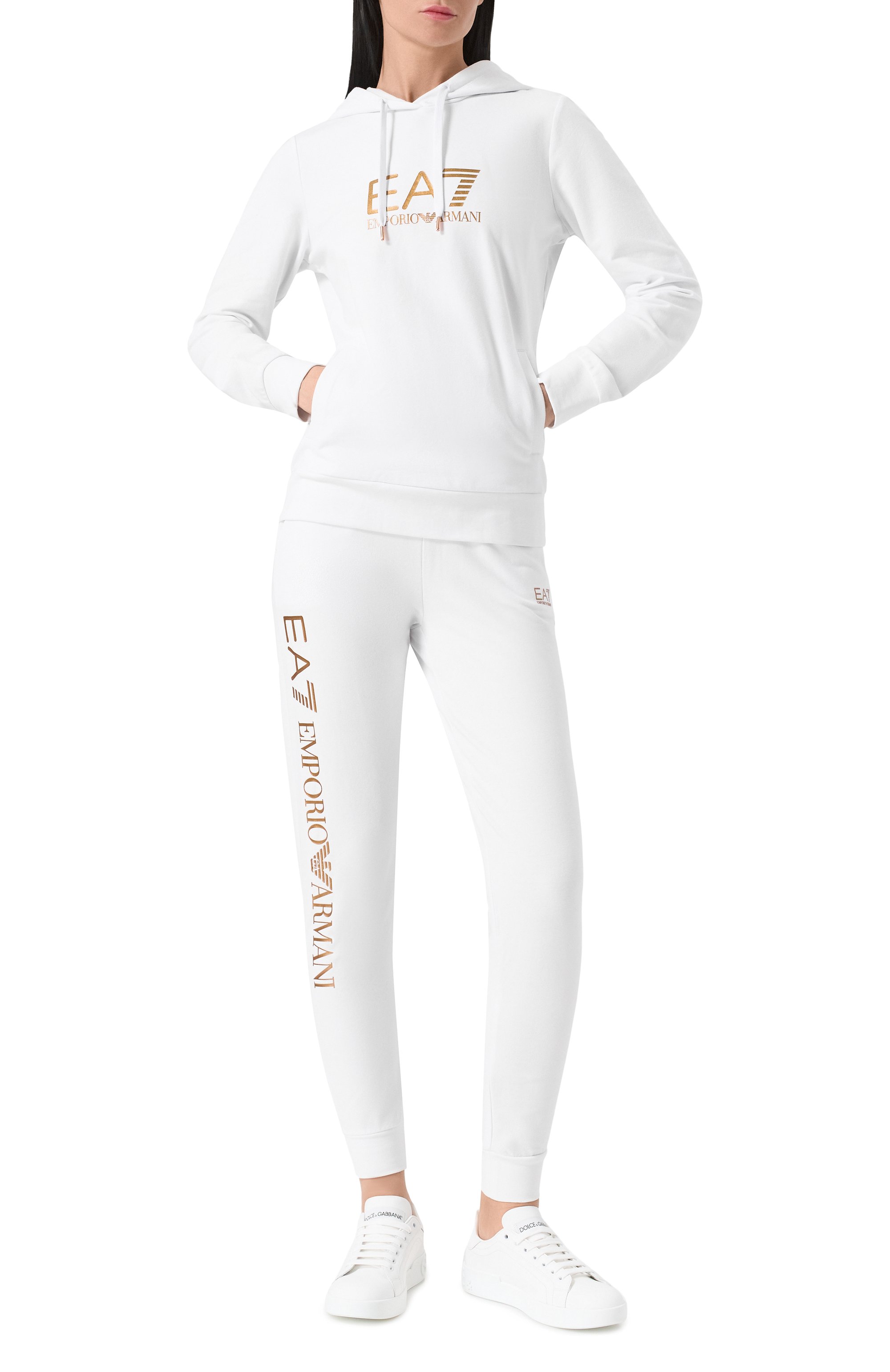 Хлопковое худи EA7, арт. 8NTM36/TJTXZ, фото 2