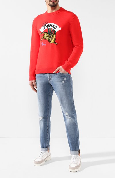 Джемпер из смеси хлопка и вискозы KENZO, арт. 5PU2573XC, фото 2