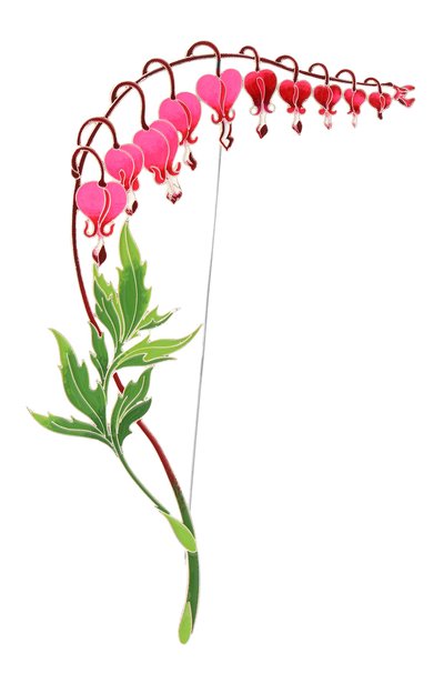 Женская брошь дицентра РУССКИЕ САМОЦВЕТЫ, арт. 41646