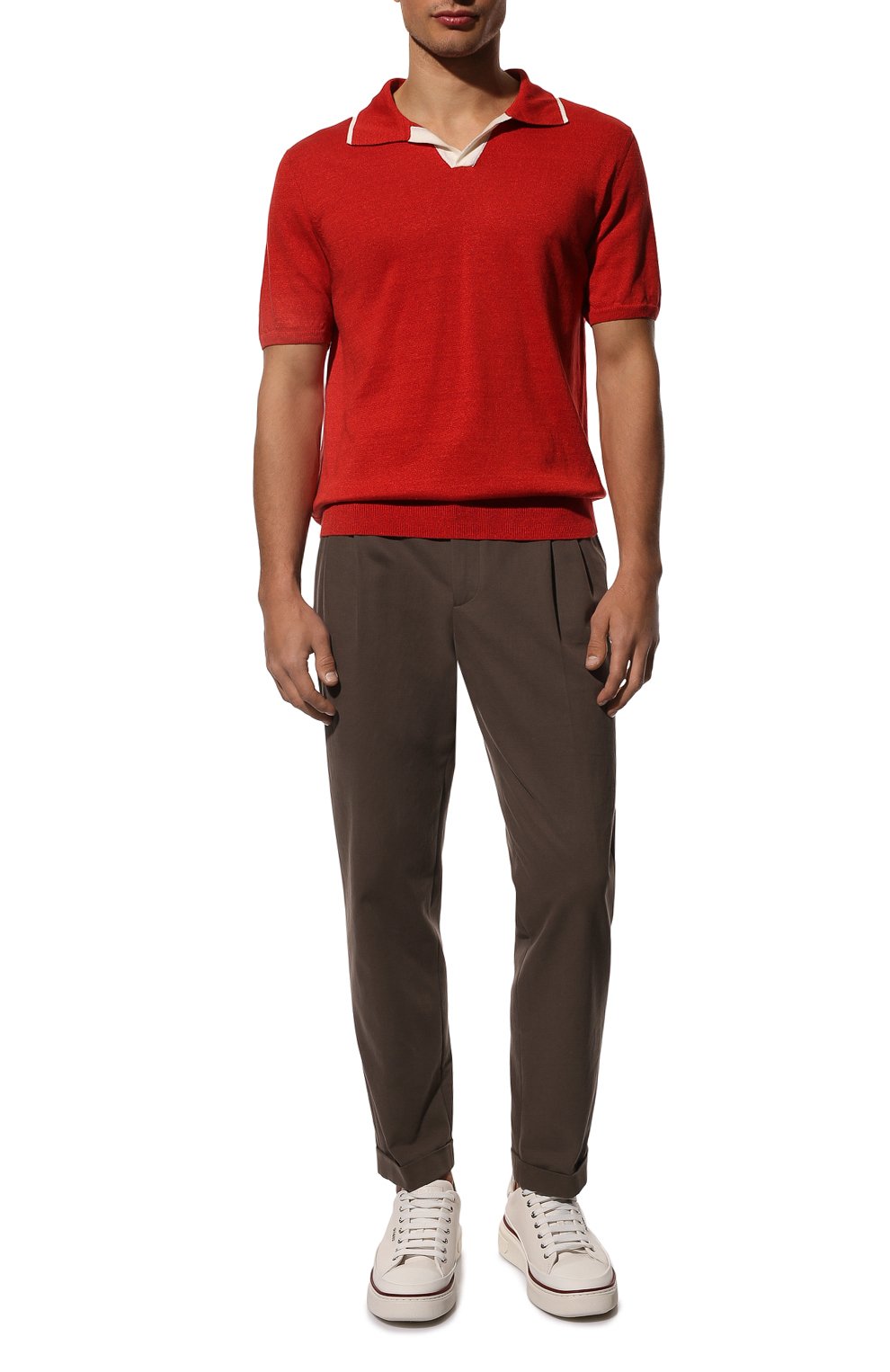 Поло изо льна и хлопка FIORONI, арт. MK24701C2, фото 2