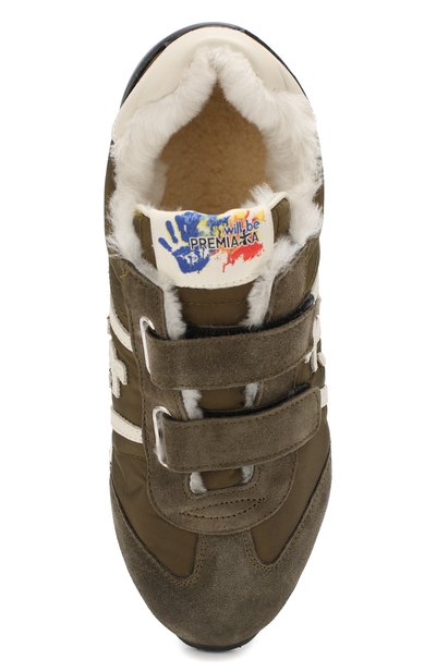 Кроссовки с меховой отделкой PREMIATA WILL BE, арт. LUCY V M/0859/JUN, фото 4