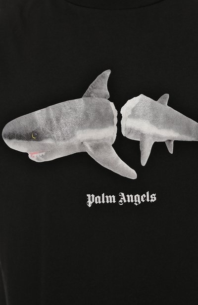 Хлопковая футболка PALM ANGELS, арт. PMAA001S22JER0111001, фото 5