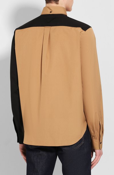 Хлопковая рубашка PRADA, арт. UCN285-1WOU-F0K8E-201, фото 4