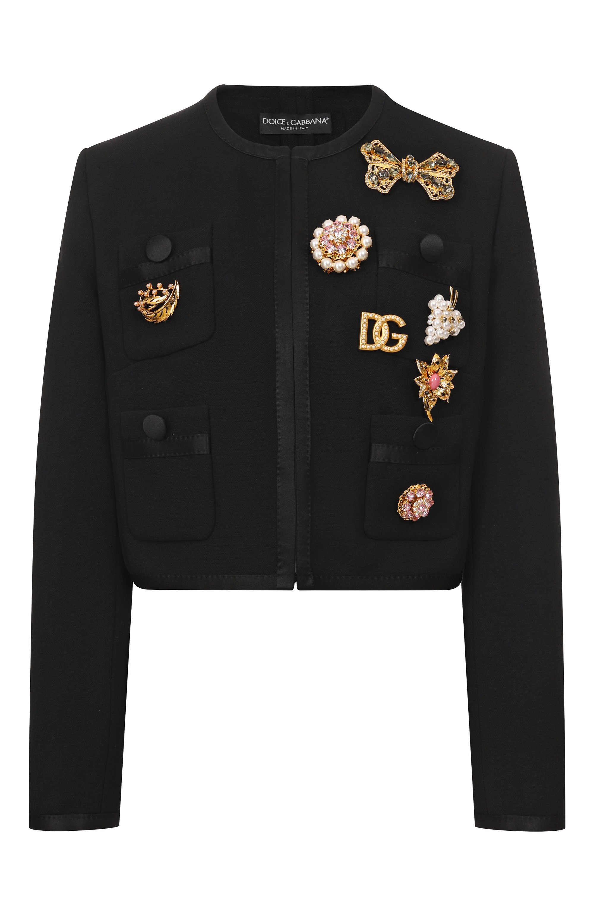 Жакет из шерсти шелка DOLCE & GABBANA, арт. F27CEZ/FU2L8, фото 1