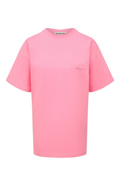 Женская хлопковая футболка BALENCIAGA, арт. 612965/TJV87
