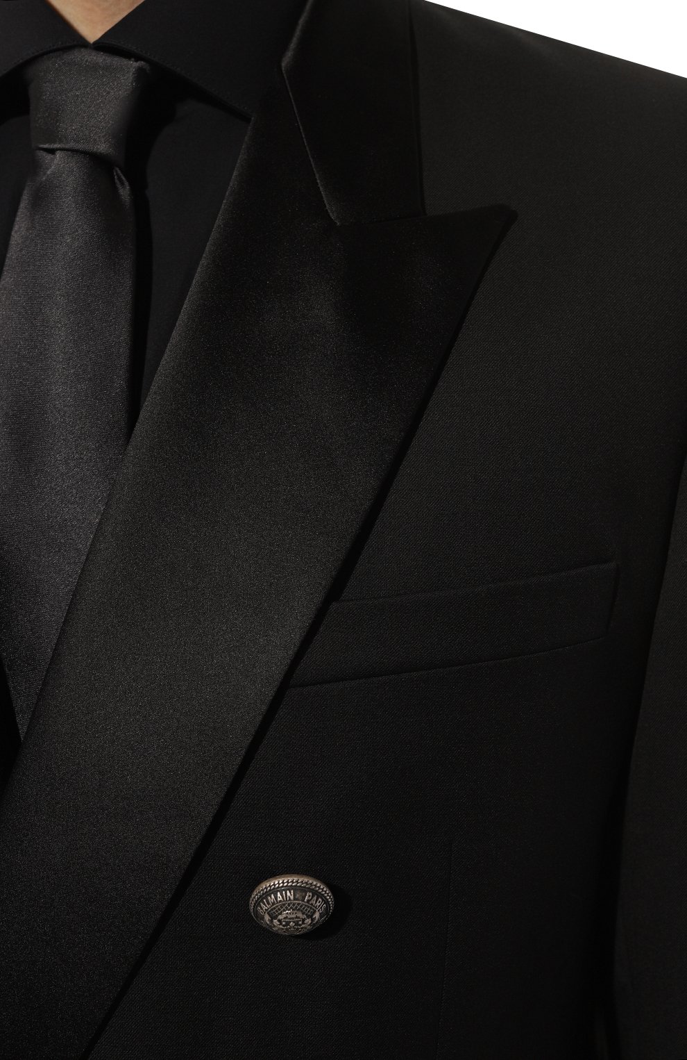 Шерстяной смокинг BALMAIN, арт. XH1SH010MB15, фото 5