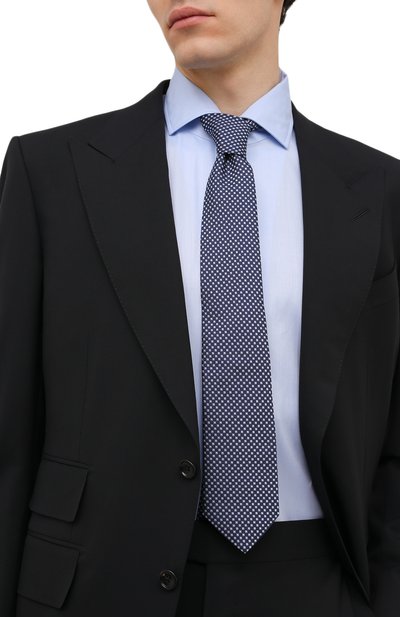 Шелковый галстук CORNELIANI, арт. 89U302-2120304/00, фото 2