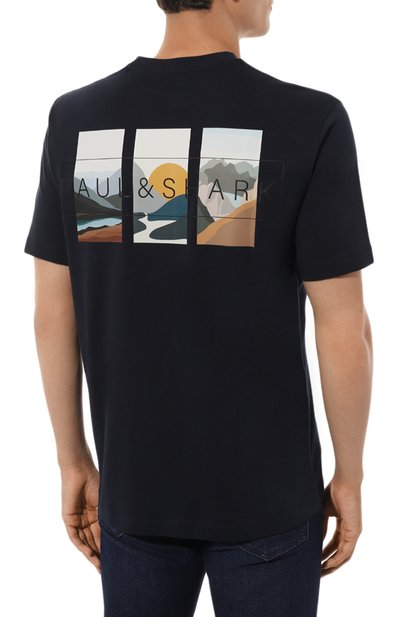 Хлопковая футболка PAUL&SHARK, арт. 14311625, фото 4