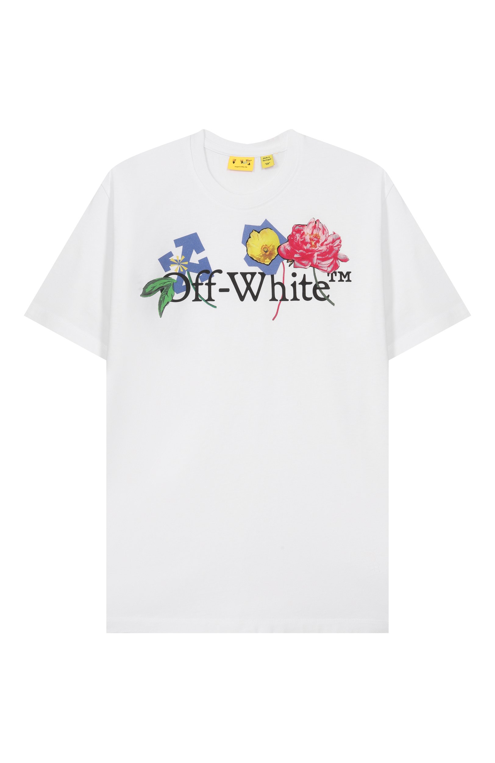 Хлопковая футболка OFF-WHITE, арт. 0GAA001F26JER0061, фото 1