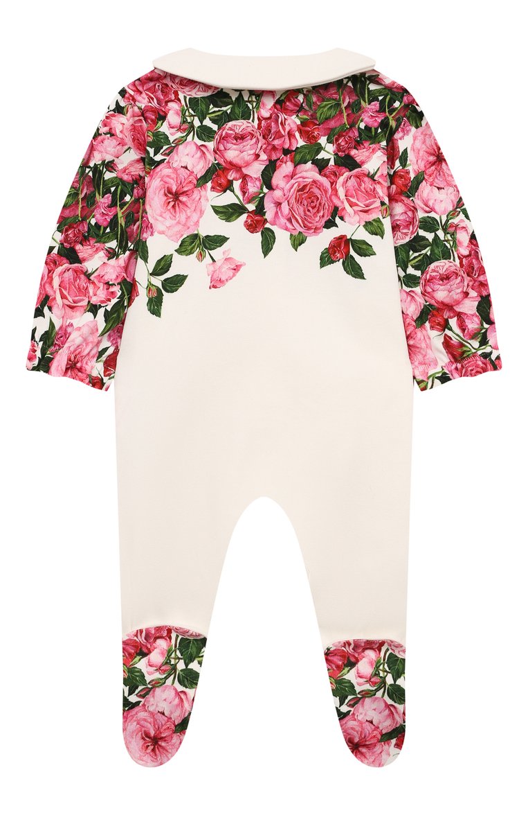 Детского комплект из трех предметов DOLCE & GABBANA разноцветного цвета, арт. L2J02Y/II7E8 | Фото 3 (Материал внешний: Хлопок; Нос: Не проставлено; Кросс-КТ НВ: Комплект - выписка; Ростовка одежда: 0 - 3 мес | 50 - 60 см, 6 мес | 68 см, 3 мес | 62 см, 9 мес | 74 см)