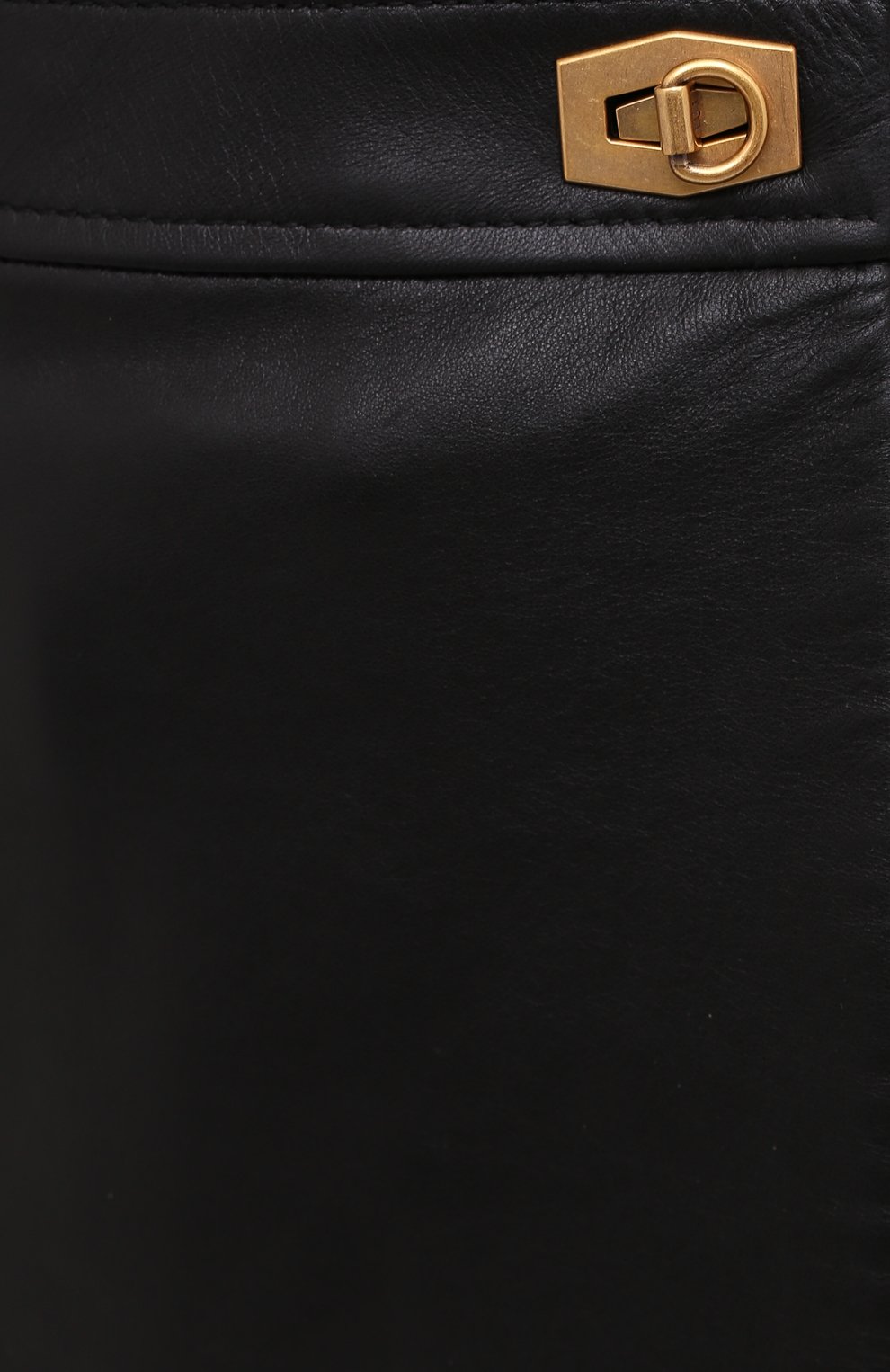 Кожаная юбка-шорты GIVENCHY, арт. BW50LE60TN, фото 6