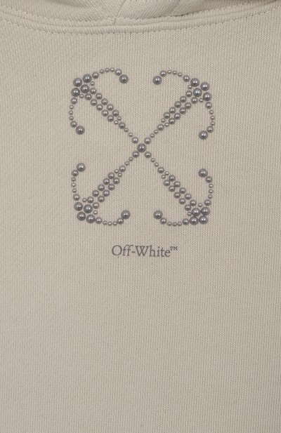 Хлопковое худи OFF-WHITE, арт. 0GBB00AS25FLE001/12+, фото 3