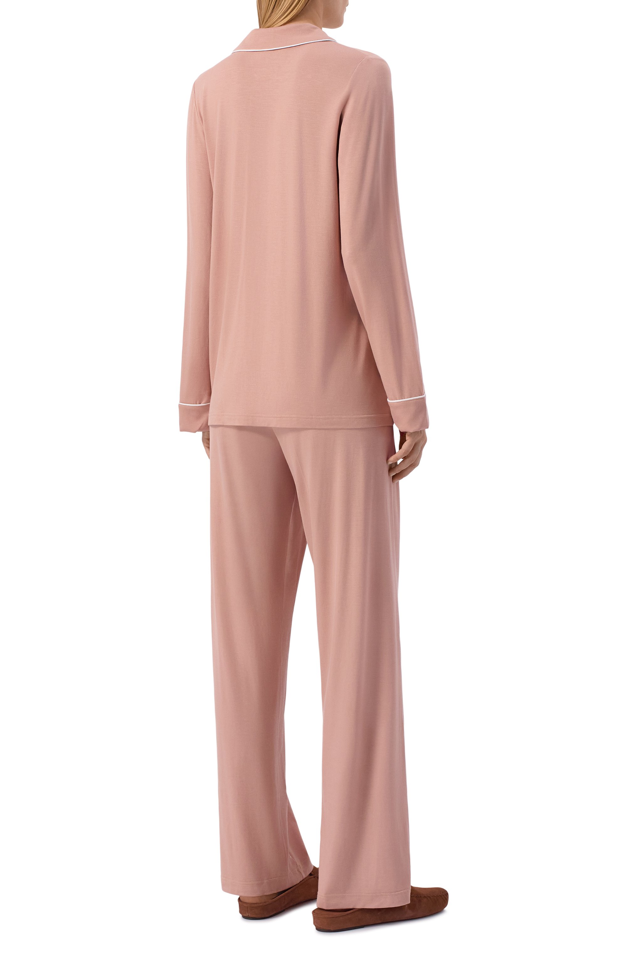 Пижама DEREK ROSE бежевого цвета по цене 49950 руб., арт. 2034/LARA010, фото 3 Пижама DEREK ROSE, арт. 2034/LARA010, фото 3