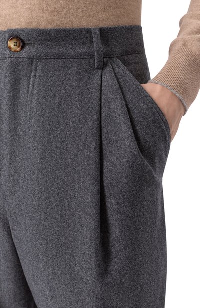 Шерстяные брюки BRUNELLO CUCINELLI, арт. M038PS2480, фото 5