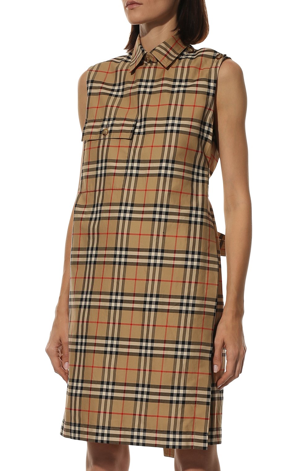 Хлопковое платье BURBERRY, арт. 8048733, фото 3