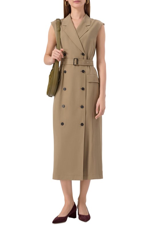 Замшевые туфли Piper 45 Gianvito Rossi G22171.45RIC.CAMB0UR Бордовый  G22171.45RIC.CAMB0UR Фото 2