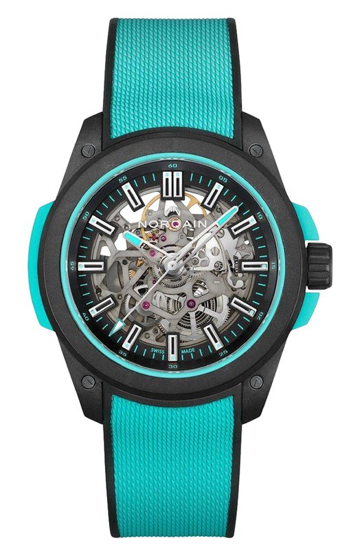 Часы Independence Wild One Turquoise Norqain NNQ3000QBQ1AS/B007/3W1QBR.20BQ Бесцветный NNQ3000QBQ1AS/B007/3W1QBR.20BQ