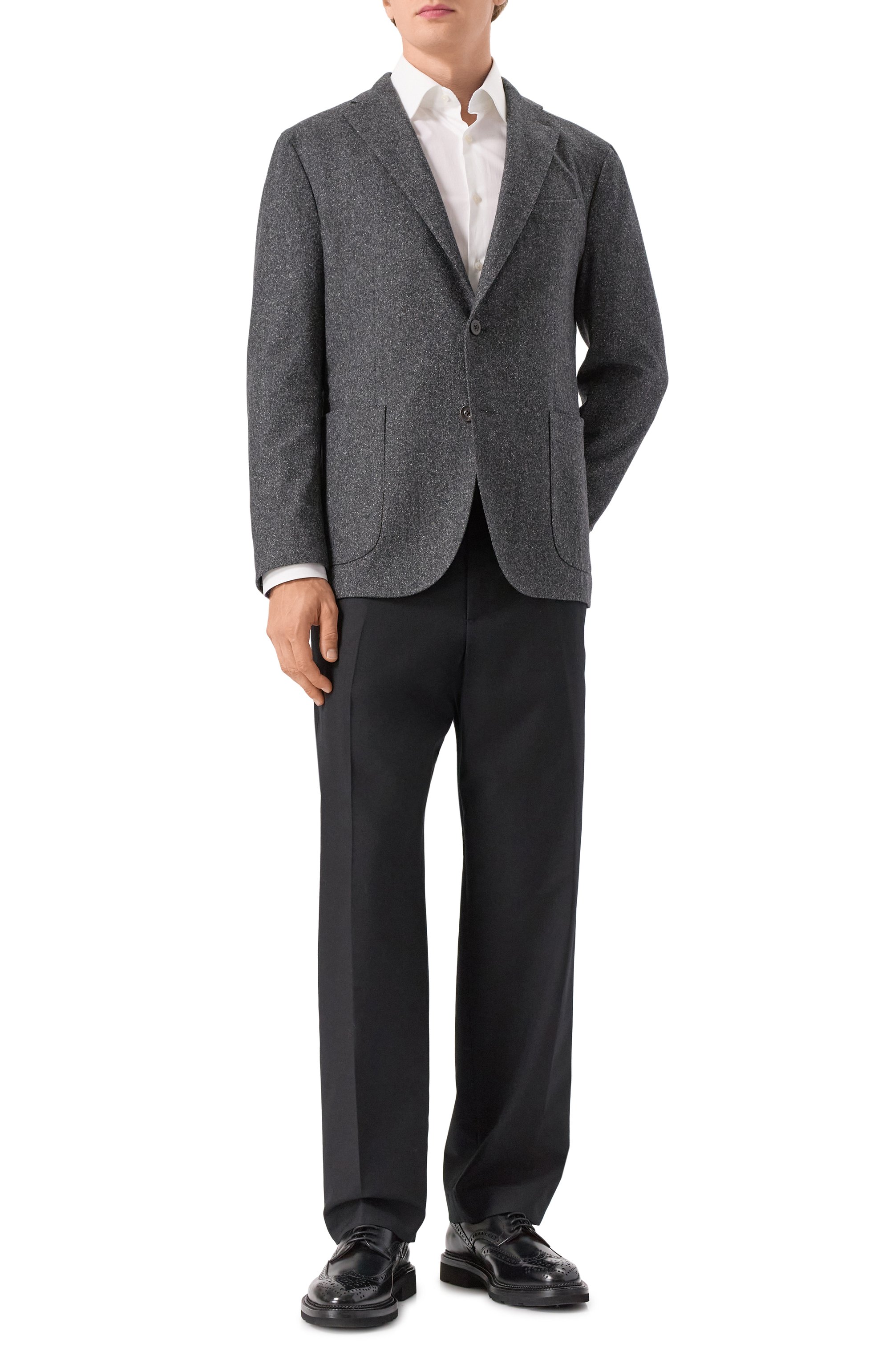 Пиджак из шерсти и шелка BOGLIOLI, арт. N1302E/FB4106, фото 2