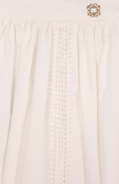 Хлопковая  юбка ELIE SAAB JUNIOR, арт. EFG0044 MX/TS0724_001, фото 3