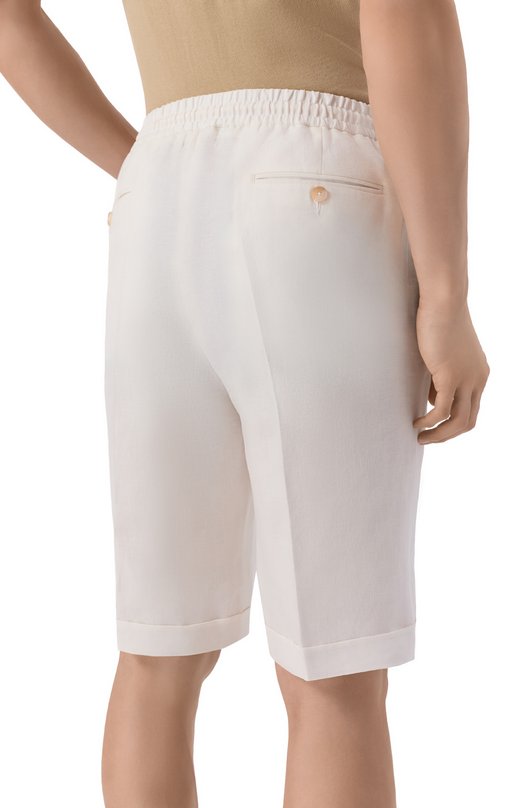 Льняные шорты Gran Sasso 76112/57817 Кремовый  76112/57817 Фото 4