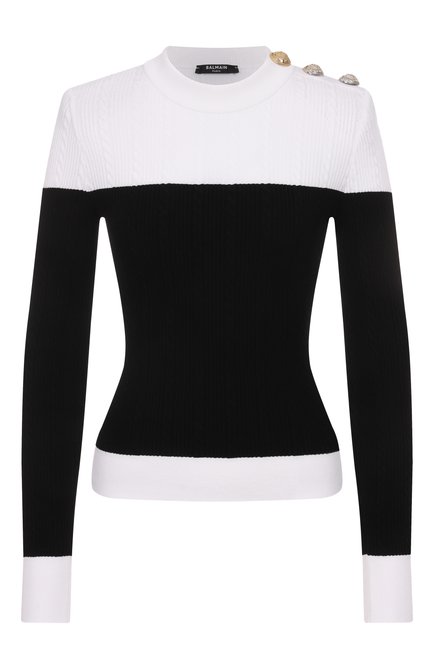 Женский пуловер из вискозы BALMAIN, арт. FF1KD002/KI50