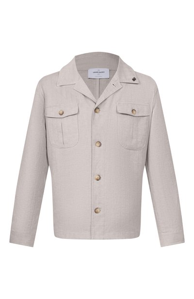 Мужская рубашка изо льна и хлопка GRAN SASSO, арт. 78174/57000