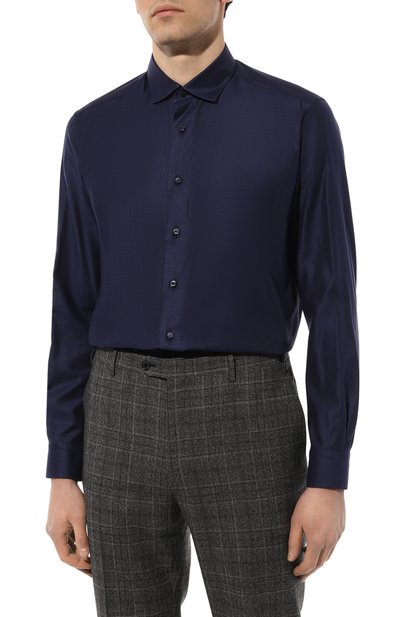 Сорочка из хлопка и лиоцелла ZILLI, арт. CLAD04ZS07064ZS000300, фото 4