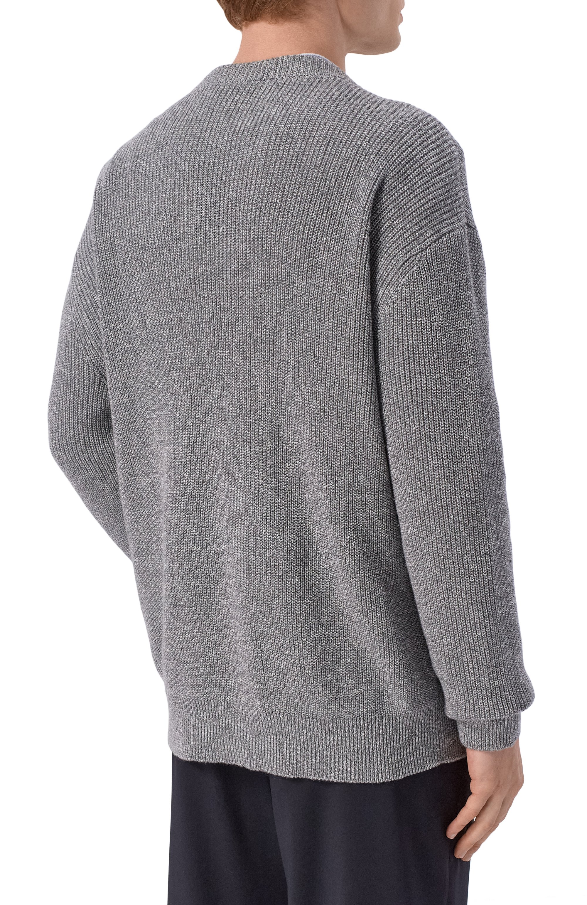 Кардиган изо льна и хлопка GIORGIO ARMANI, арт. GM004373/AF29801, фото 4