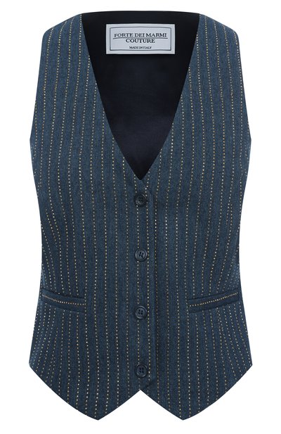 Женский джинсовый жилет FORTE DEI MARMI COUTURE, арт. 25SF5437