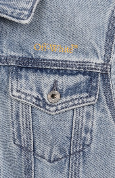 Джинсовая куртка OFF-WHITE, арт. 0BYE001S25DEN001/4-12, фото 3