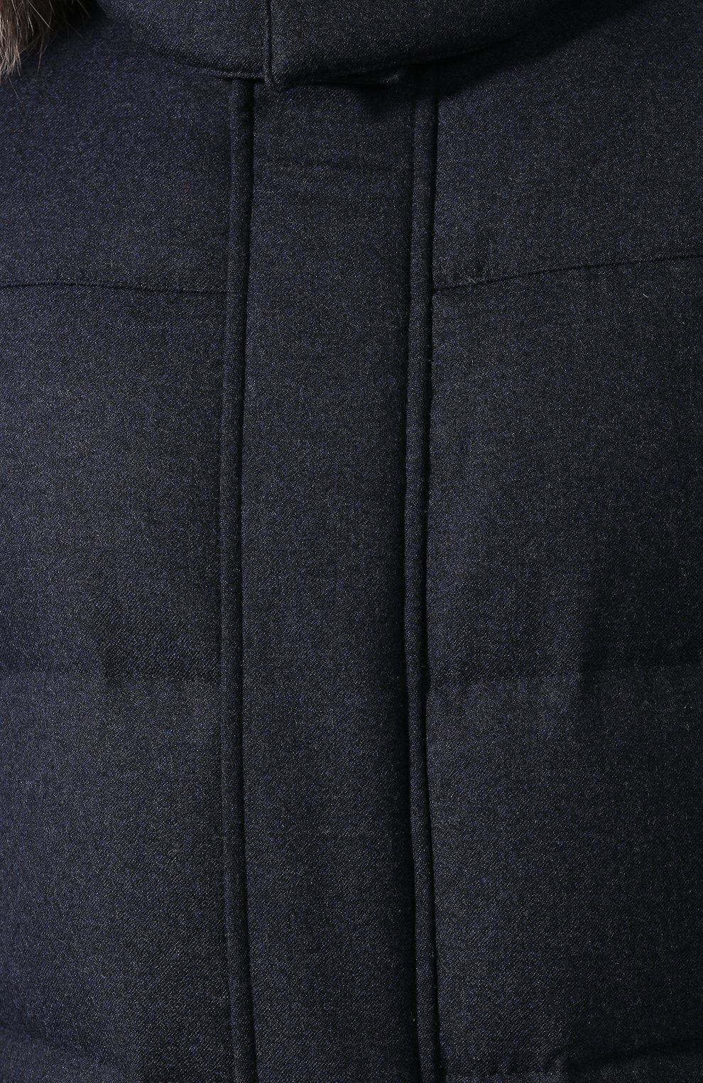 Шерстяной пуховик с меховой отделкой CORNELIANI, арт. 8425J7-9820182/00, фото 5