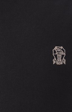 Мужская хлопковая футболка BRUNELLO CUCINELLI черного цвета, арт. M0B137444G | Фото 6 (Материал внешний: Хлопок; Длина (для топов): Стандартные; Рукава: Короткие; Принт: Без принта; Стили: Кэжуэл; Мужское Кросс-КТ: Футболка-одежда; Кросс-КТ: Джерси)