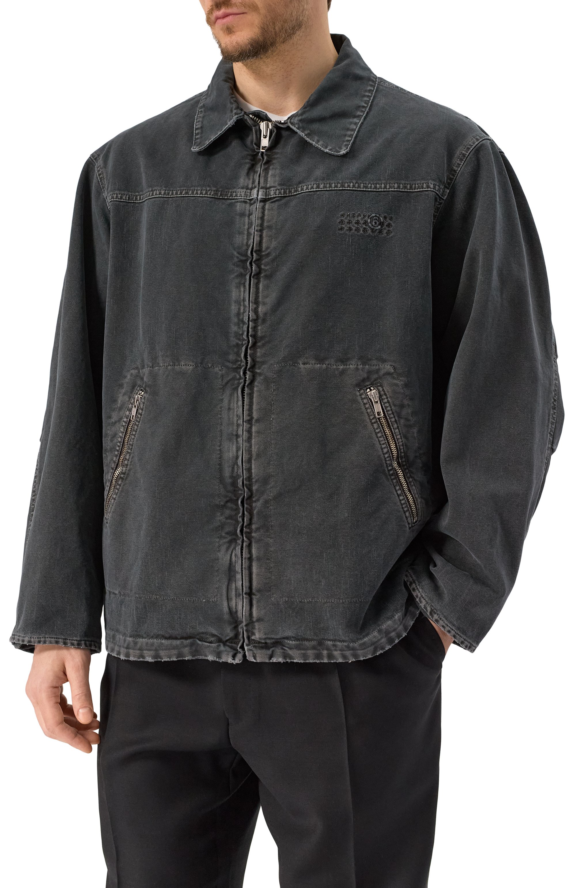 Джинсовая куртка MM6, арт. SH0AM0041/M35249, фото 3