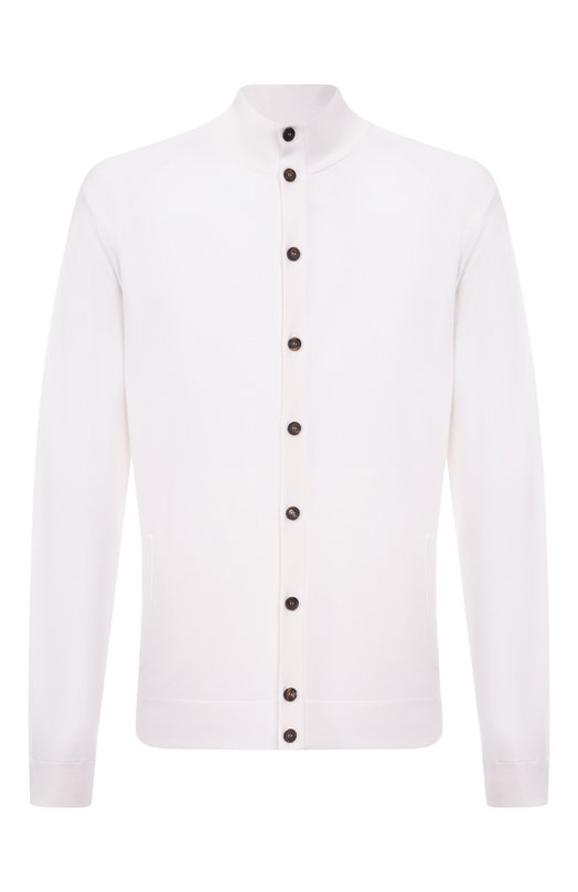 Кашемировый кардиган Stefano Ricci W505024B09/W25303/60 Белый W505024B09/W25303/60