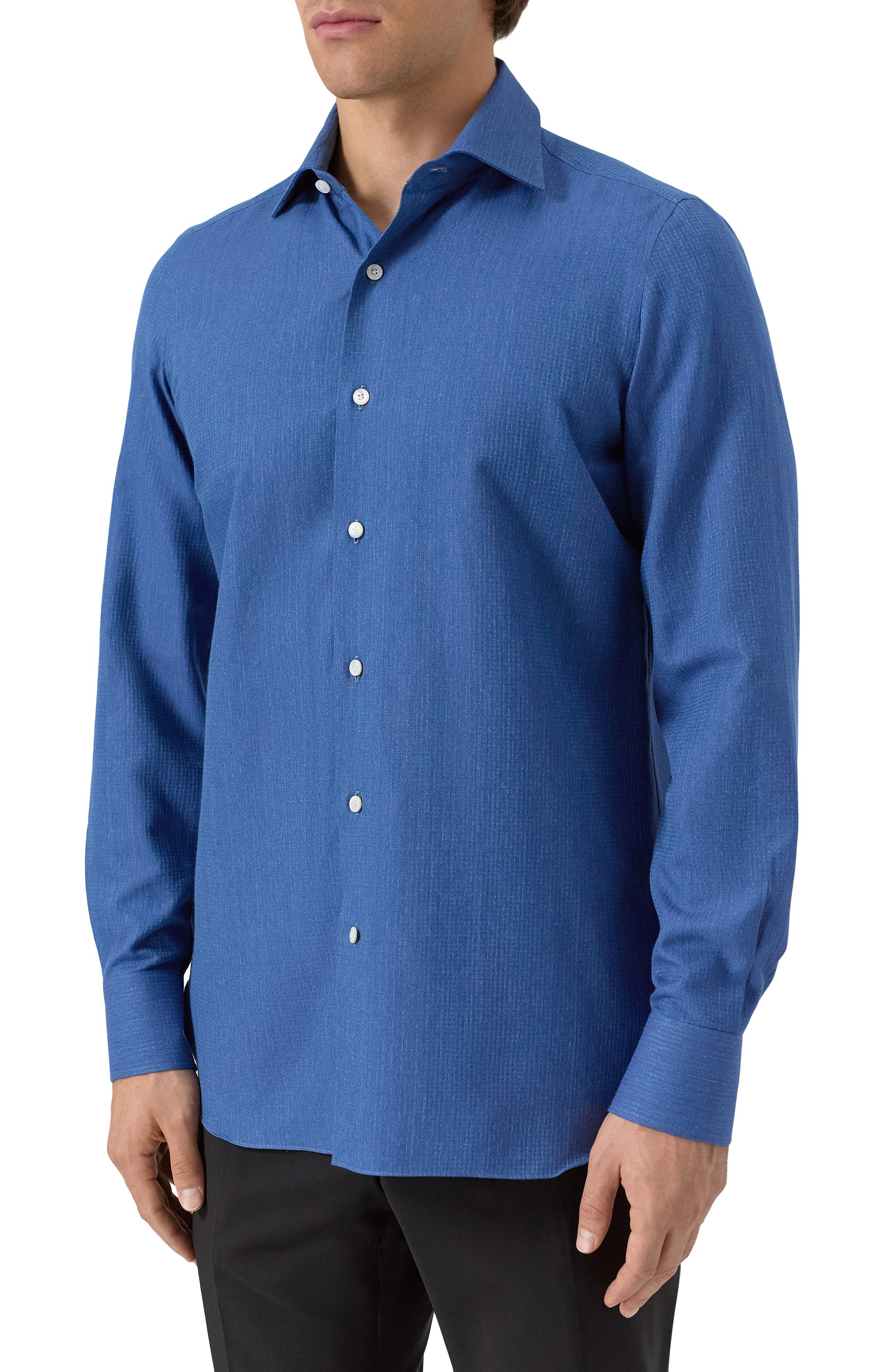 Сорочка из хлопка и кашемира FINAMORE 1925, арт. NAP0LI/A5030, фото 3