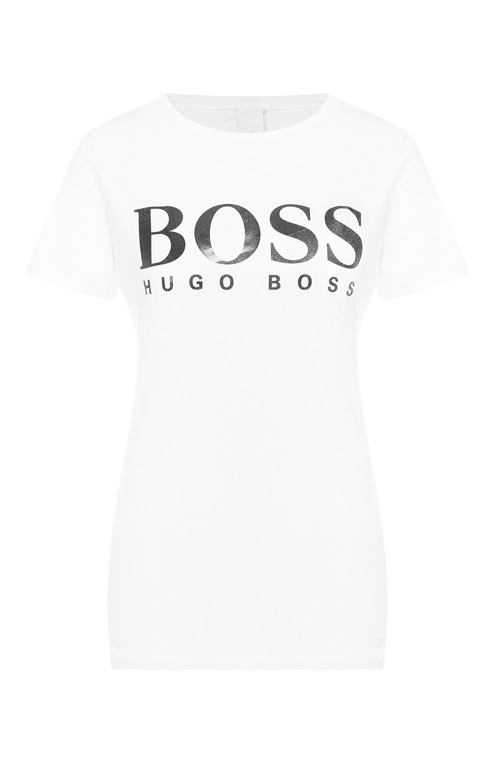 Хлопковая футболка BOSS белого цвета по цене 4800 руб., арт. 50423999, фото 1 Хлопковая футболка BOSS, арт. 50423999, фото 1