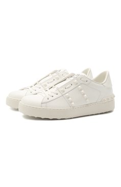 Кожаные кеды rockstud untitled VALENTINO, арт. VW0S0A01/YEK, фото 1