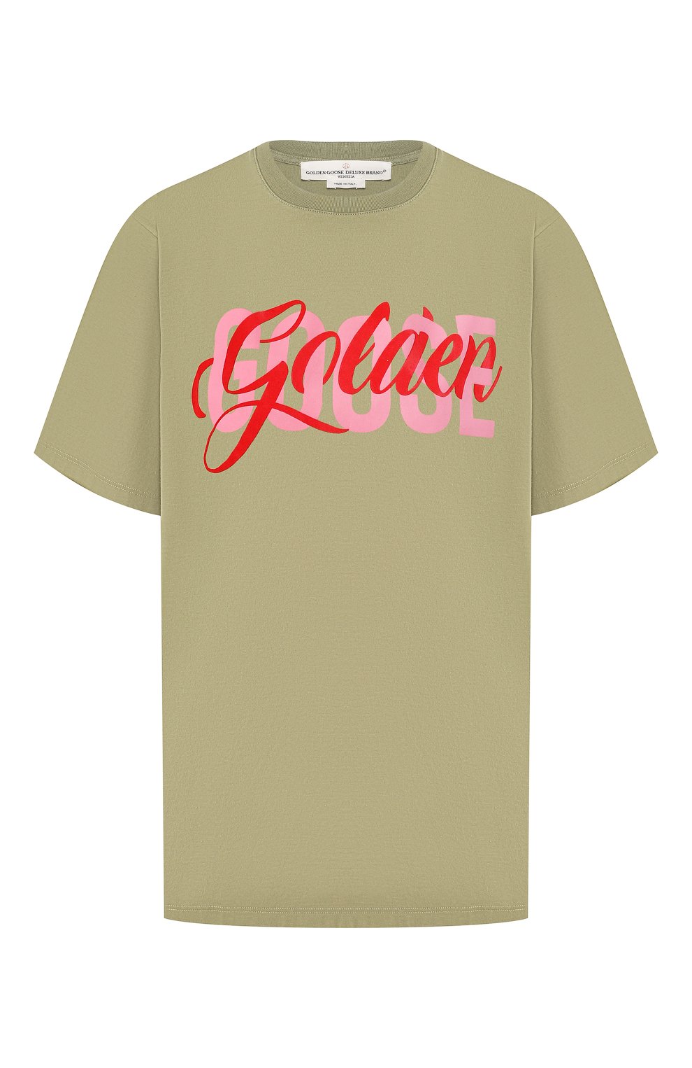 Хлопковая футболка GOLDEN GOOSE DELUXE BRAND, арт. G34WP126.E5, фото 1