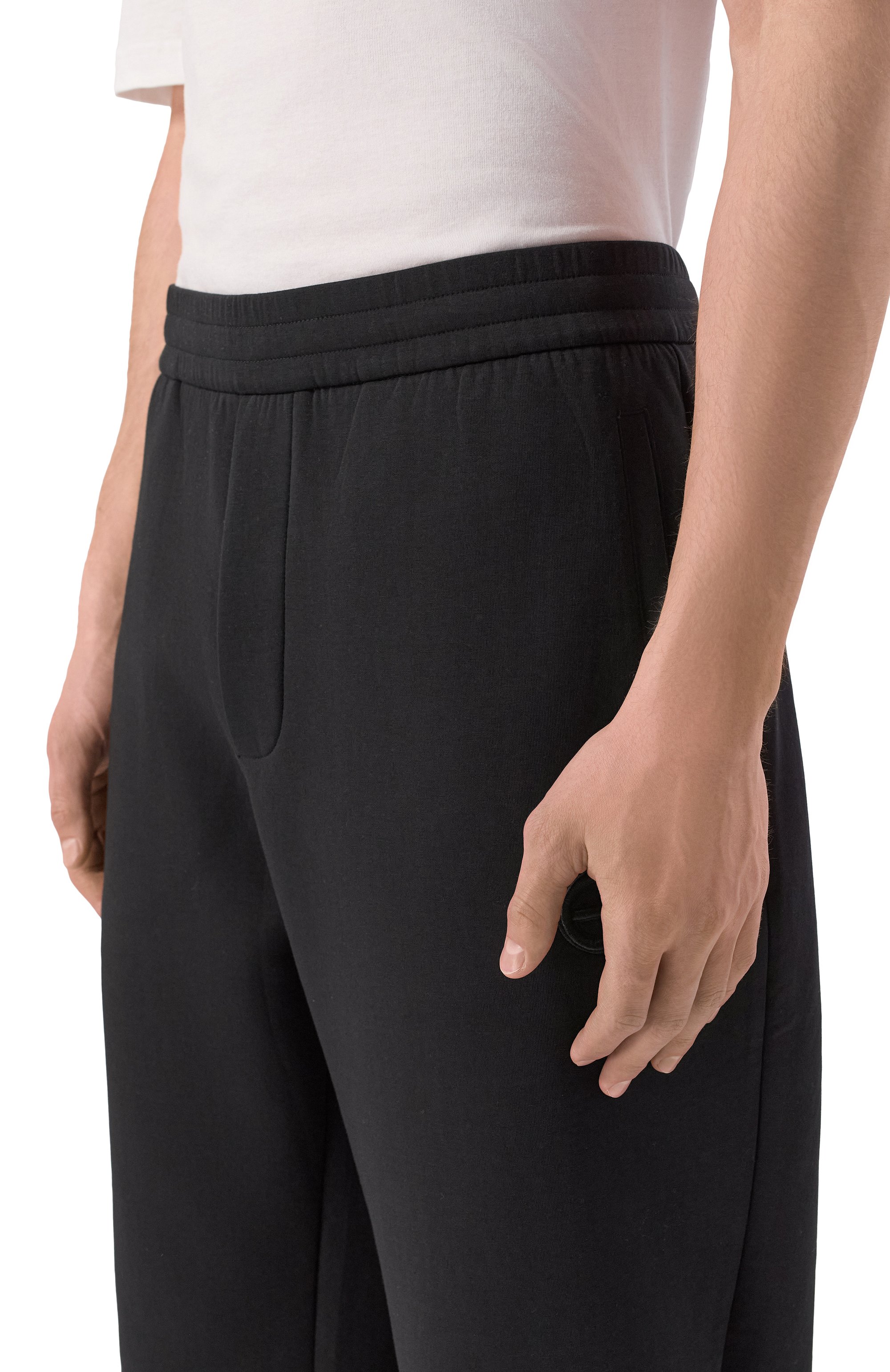 Хлопковые джоггеры EMPORIO ARMANI, арт. 8N1PT0/1JHSZ, фото 5