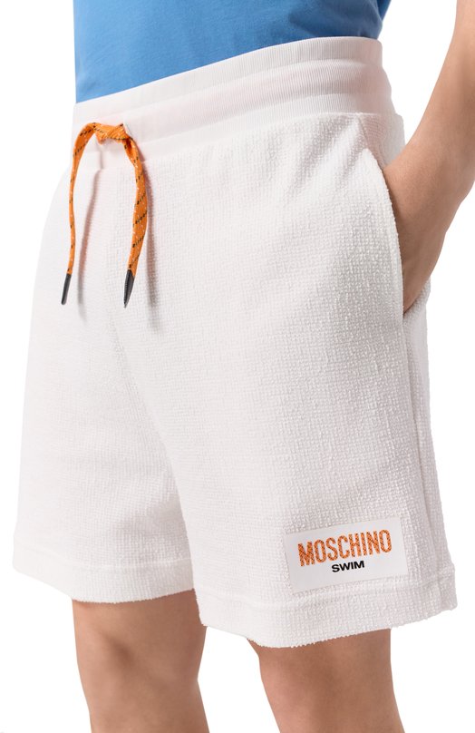 Хлопковые шорты Moschino A6702/9422 Белый  A6702/9422 Фото 5