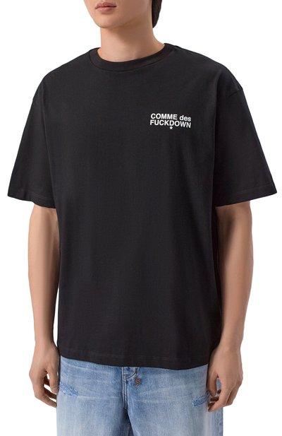 Хлопковая футболка COMME DES FUCKDOWN, арт. CFABM01968, фото 3
