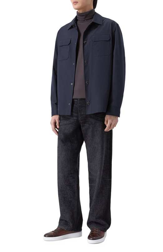 Хлопковая водолазка Van Laack VL-PELIN01-XX/180031 Коричневый  VL-PELIN01-XX/180031 Фото 2